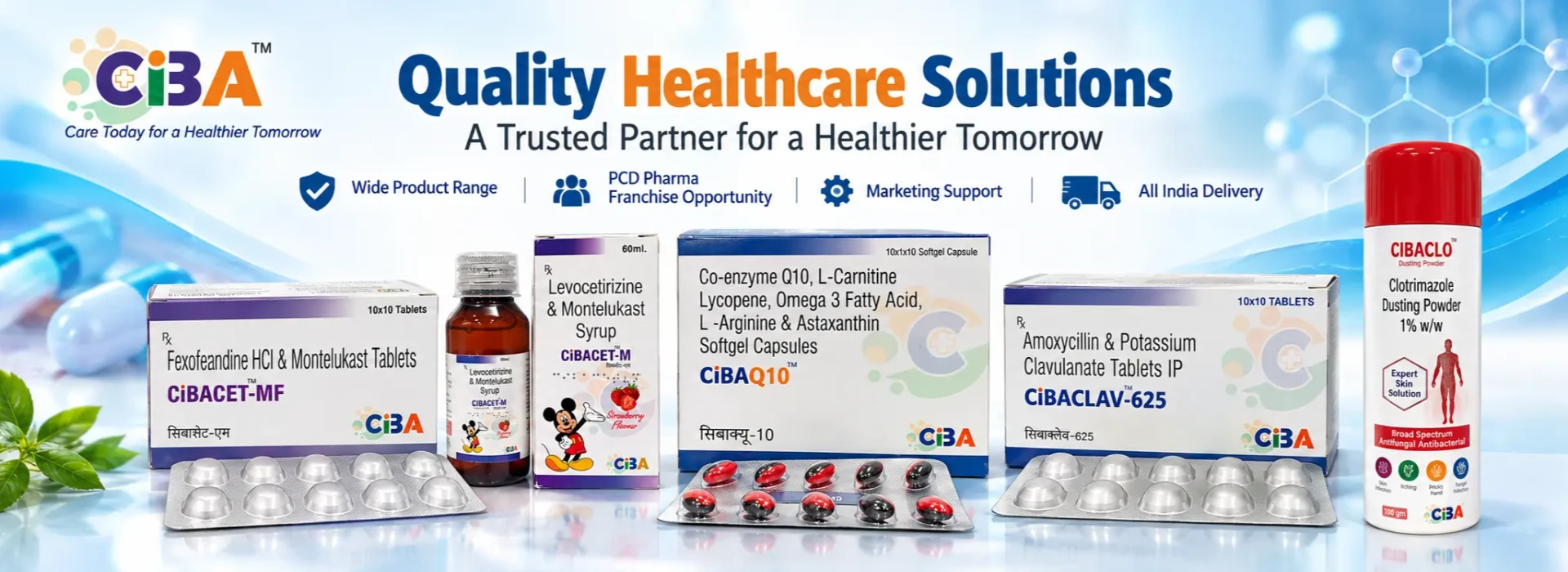 Pharma Franchise Company in India - CIBA Labs