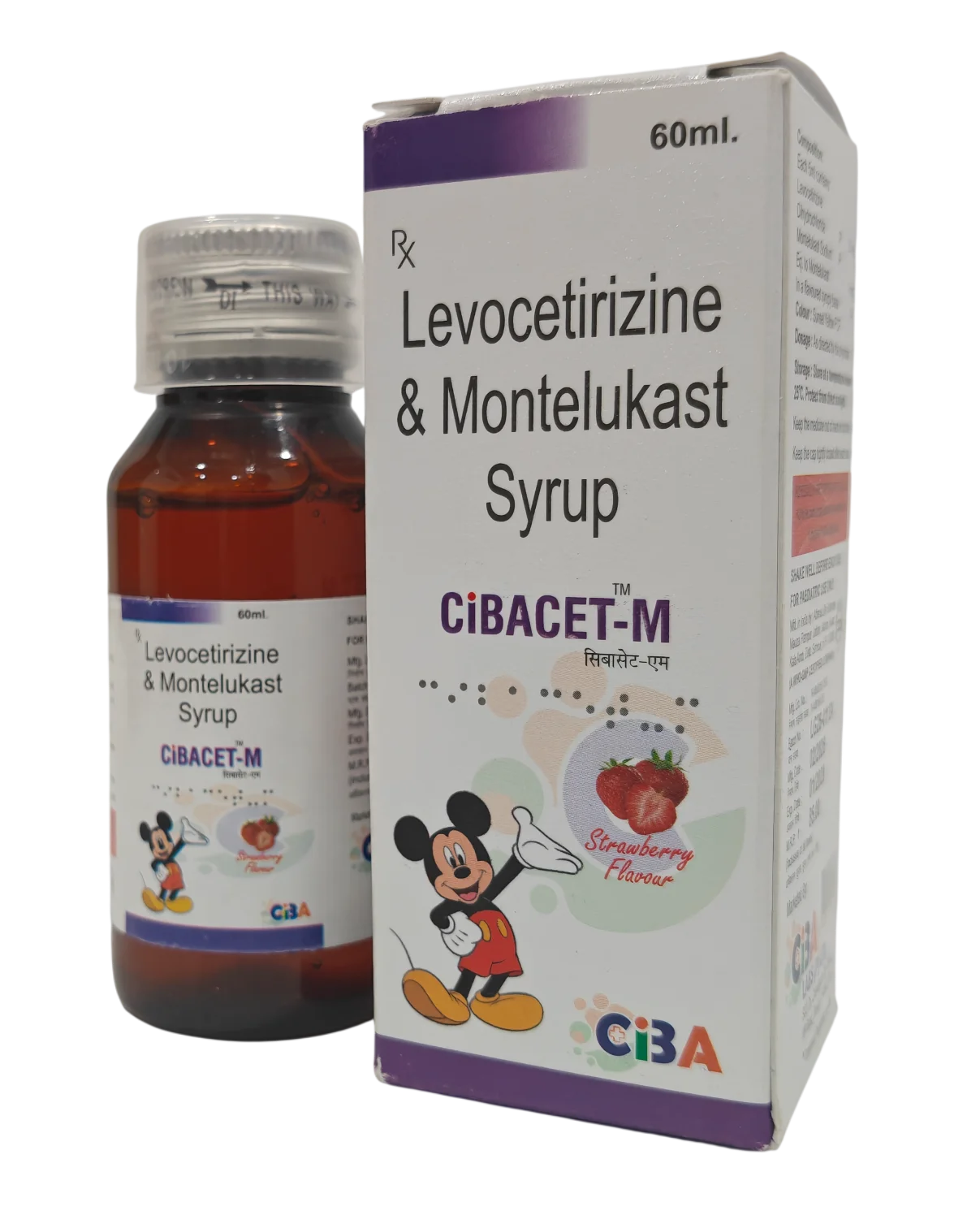 CIBACET-M Syrup Tablet Pharma Product