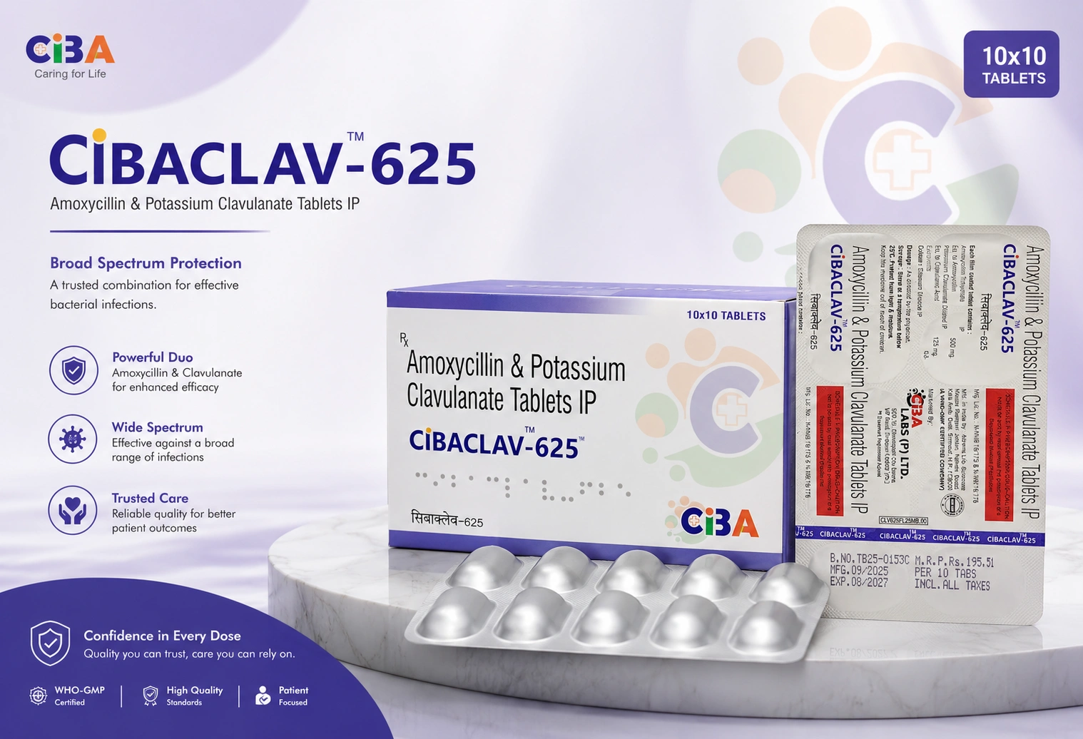 CIBACLAV-625 Tablet  Pharma Product