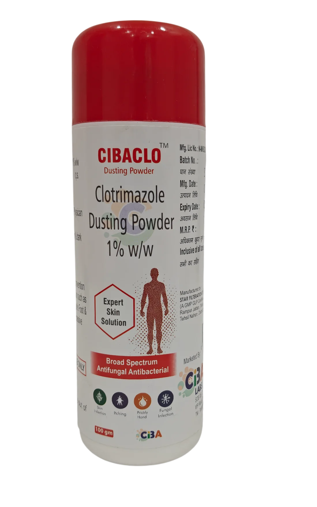 CIBACLO Dusting Powder Pharma Product